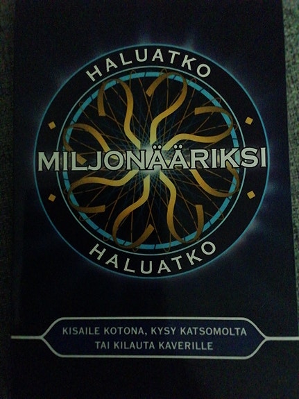 Haluatko miljonääriksi - kirja