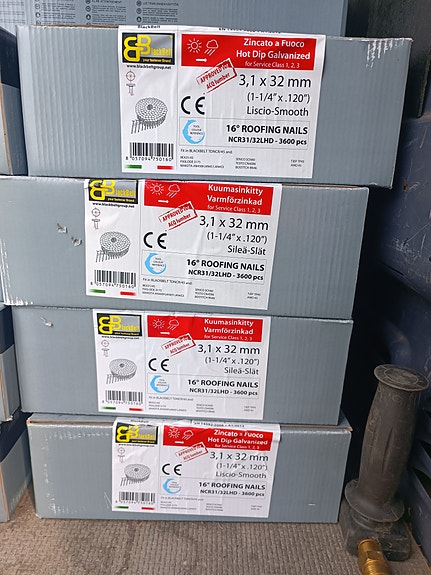 Huopakattonauloja rullassa 4 x 3600 kpl