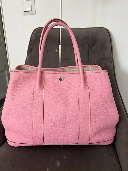 Hermes Garden Party leather tote