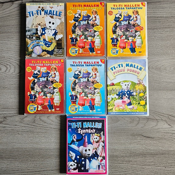 Ti-Ti Nalle - dvd-paketti