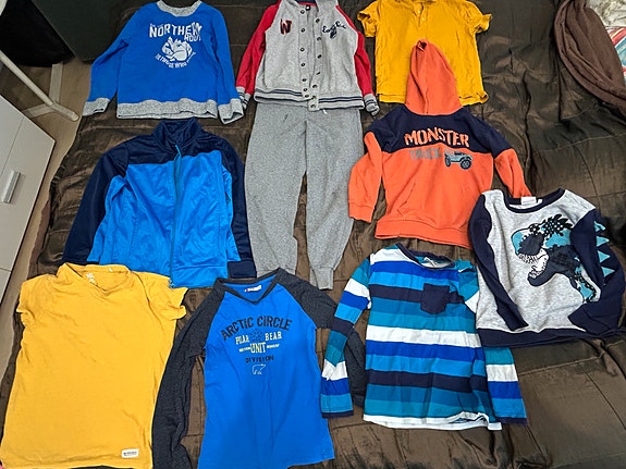 hopparit t-paidat paitaat housut 130