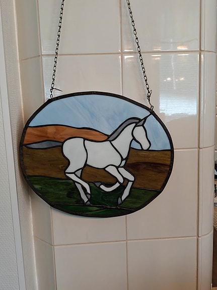 Lasityö hevonen 33x40