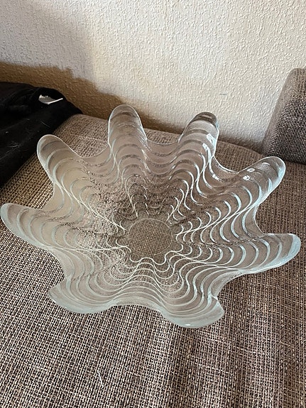 Riihimäen lasi koralli malja