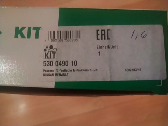 Jakopään osat Renault, Dacia INA 530049010