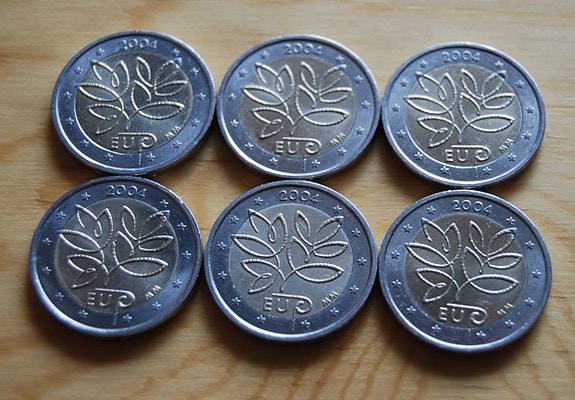 Suomi 2 euro 2004 risuraha 6 kpl