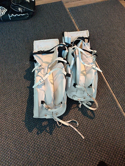 Jääkiekko maalivahdin patjat