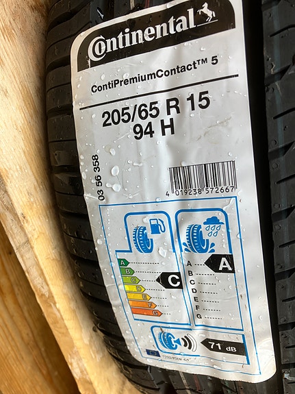 Continental ContiSportContact 5 205/65R15 Kesärengas 1kpl Uusi