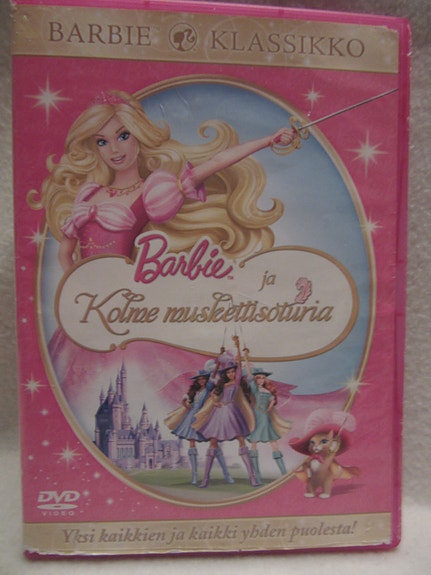 Barbie ja kolme muskettisoturia dvd