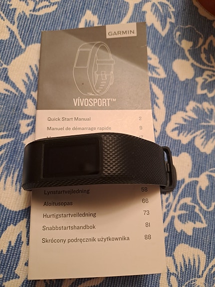Garmin Vivosport Aktiivisuusranneke Musta