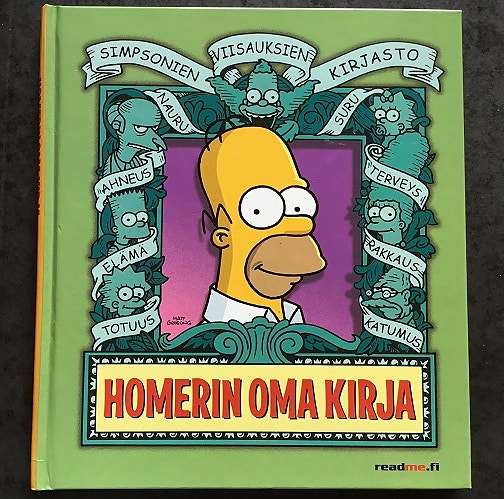 Homerin oma kirja Simpsonien viisauksien kirjasto