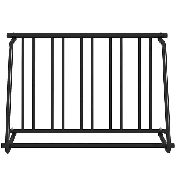 Polkupyöräteline 3 polkupyörälle, säänkestävä, lisäteline, 114 x 58 x 75, musta