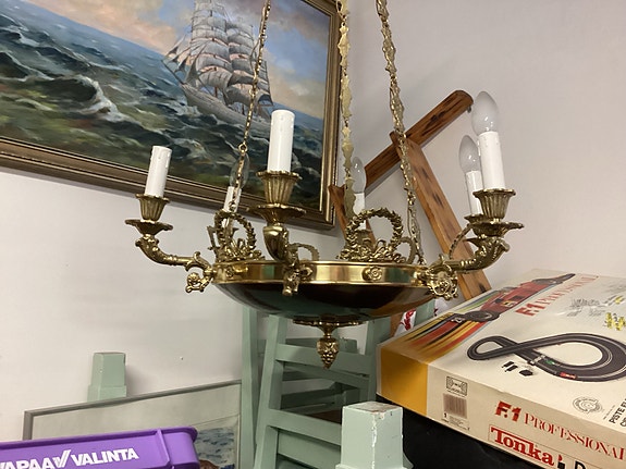 Empire valaisin lamppu lamp kattovalaisin koti mökki antiikkia antik