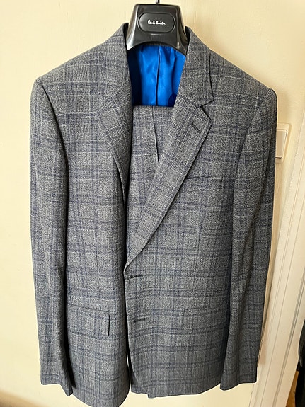 Paul Smith harmaa puku, soho fit