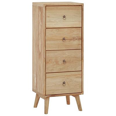 vidaXL Lipasto 40x30x100 cm täysi tiikki(sku340736