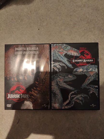 Jurassic park 1 ja 2