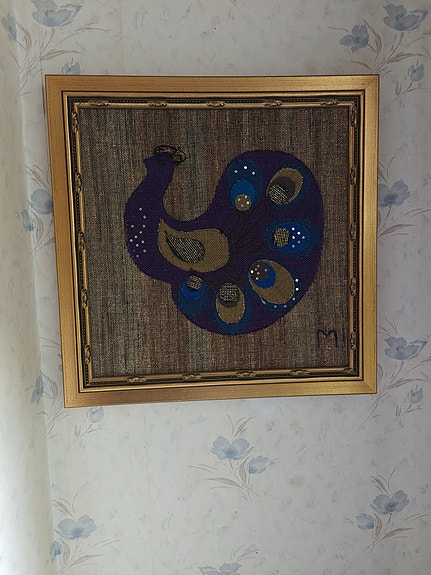 Upea käsintehty taulu