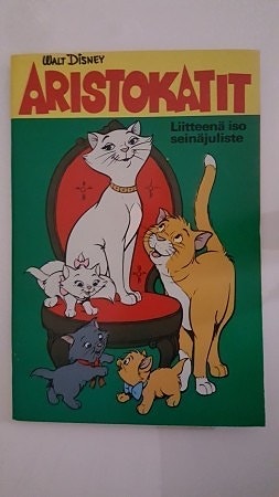 Walt Disney Aristokatit lehti ja juliste