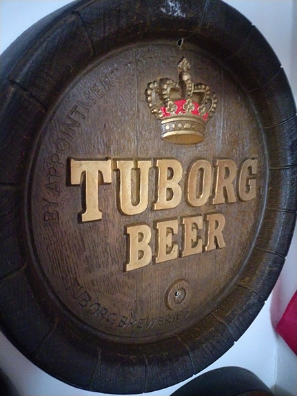 Tuborg beer olut tynnyri pääty