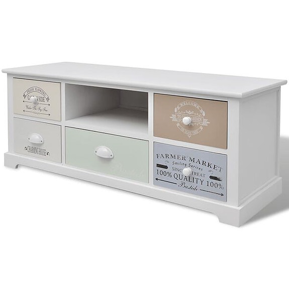 vidaXL Ranskalaistyylinen TV-taso puu(sku242879
