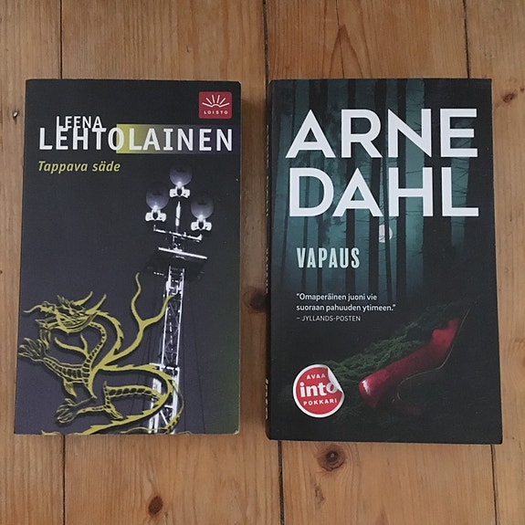 Leena Lehtolainen: Tappava säde ja Arne Dahl: Vapaus