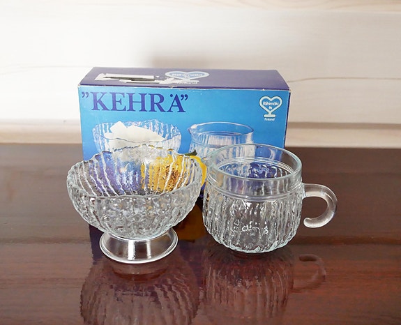 Kehrä sokerikko ja kermakko, Riihimäen lasi