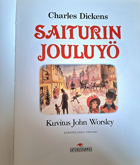 Myydään Saiturin Joulu kirja
