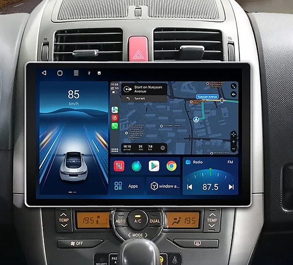 Android soitin 11.5" näytöllä Toyota Auris 2006-2013