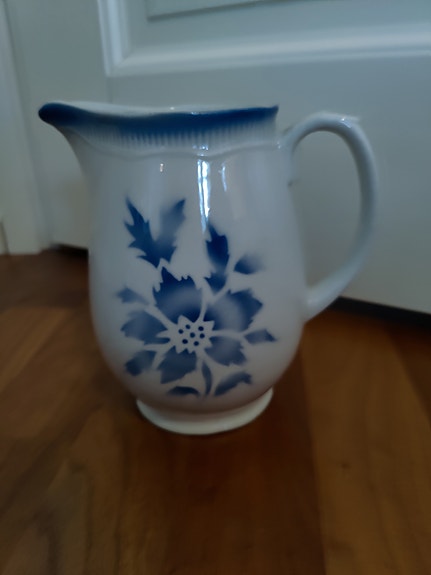 Arabia Aster maitokannu sininen