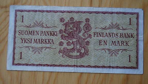 leijona,1 Markkaa 1963, Suomen pankki