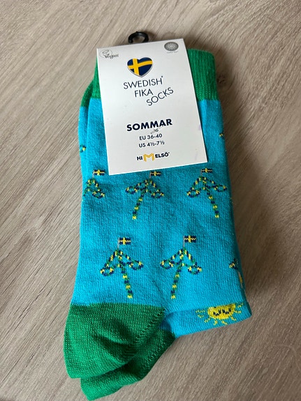 Swedish fika socks