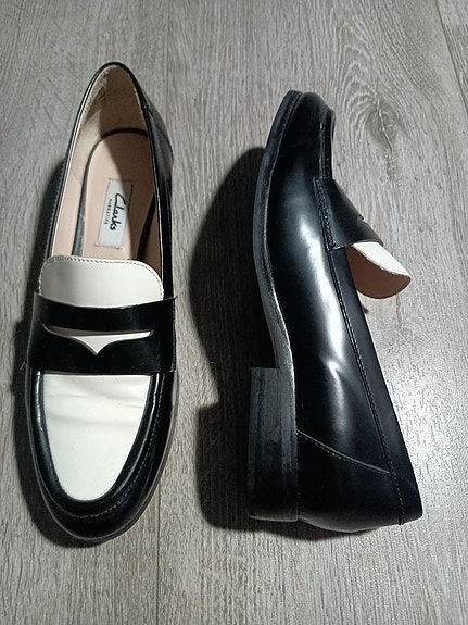 Clarks 39/25cm (täys) nahka loaferit