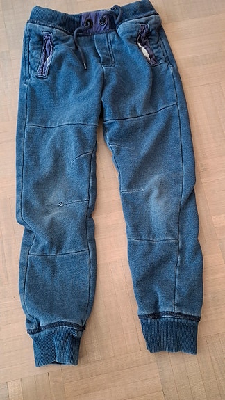 Siniset housut 128 cm