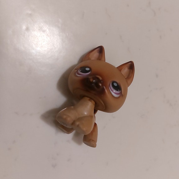 Lps Saksanpaimenkoira Petsi #375 Koira Littlest Pet Shop German Shepherd Pet Dog