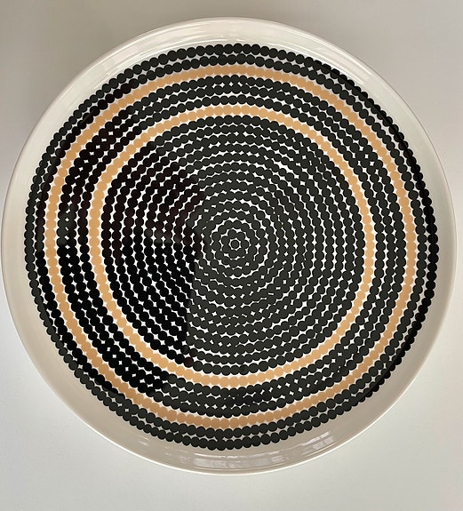 Marimekko Siirtolapuutarha Räsymatto lautanen 25 cm