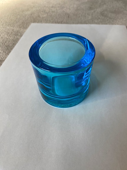 Iittala Kivi-kynttilälyhty vaaleansininen