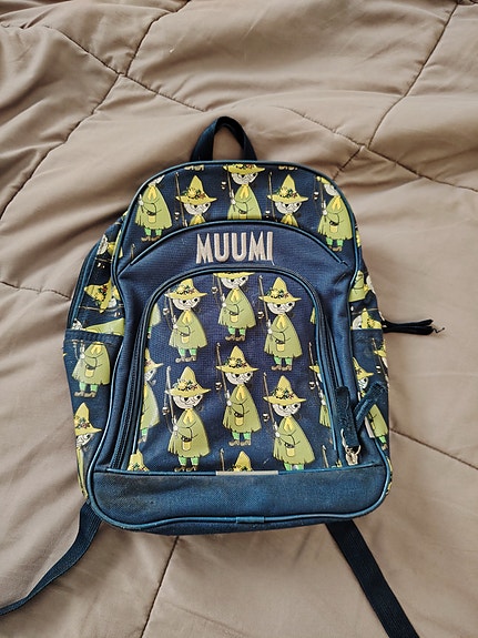 Ihana muumi nuuskamuikkunen reppu