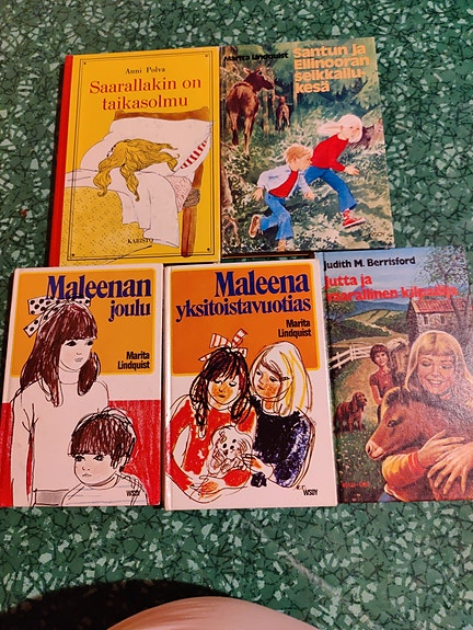 Lasten kirjoja edullisesti mm. Anni Polva, Maleena-kirjoja hevoskirja