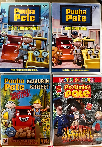 Puuha Pete x 3 ja Postimies Pate DVD-setti