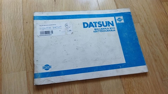 Datsun Sunny B310 käyttöohjekirja omistajan opas