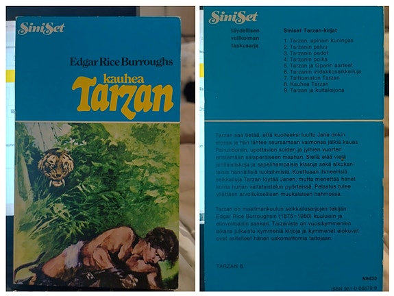 Tarzan kirjoja - Edgar Rice Burroughs