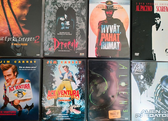Dvd leffoja