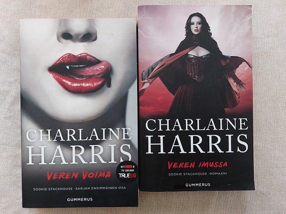 Charlaine Harris kaksi pehmeäkantista kirjaa, Imatra/posti
