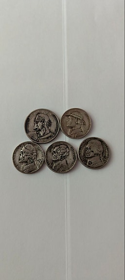 Matkakolikoita. Hobo nickel.
