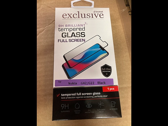 Nokia G42 ja G22 puhelimelle Insmat Exclusive Full Screen Glass suojalasi