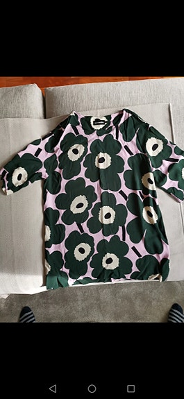 Marimekko Unikko tunika vyöllä