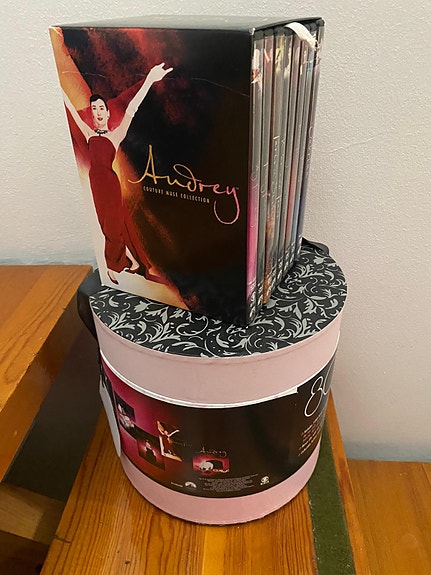 Audrey Hepburn DVD setti+ boxi