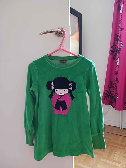 Meandi uudenveroinen Geisha tunika mekko 110/116