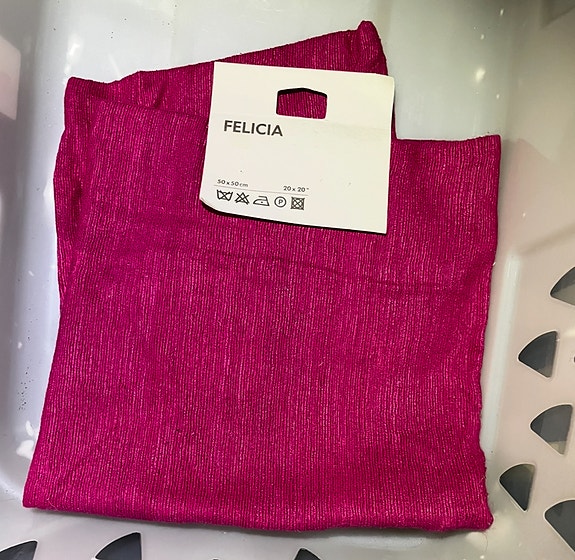 Koriste tyynyn päällinen