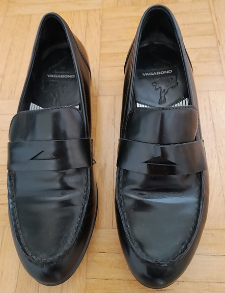 Vagabond Loaferit,mustat nahkaa 38