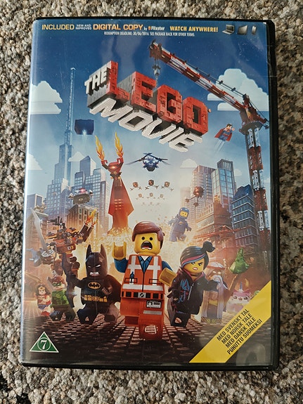The Lego movie DVD levy
